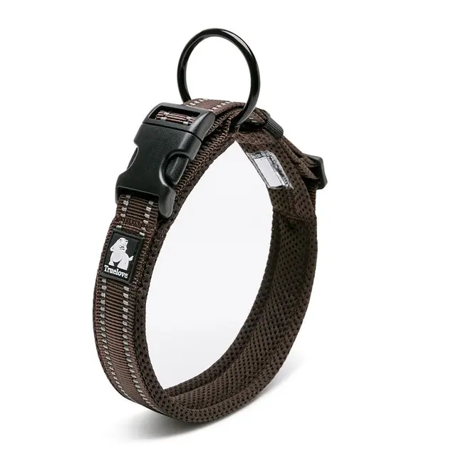 Heavy Duty Reflective Collar Brown XL