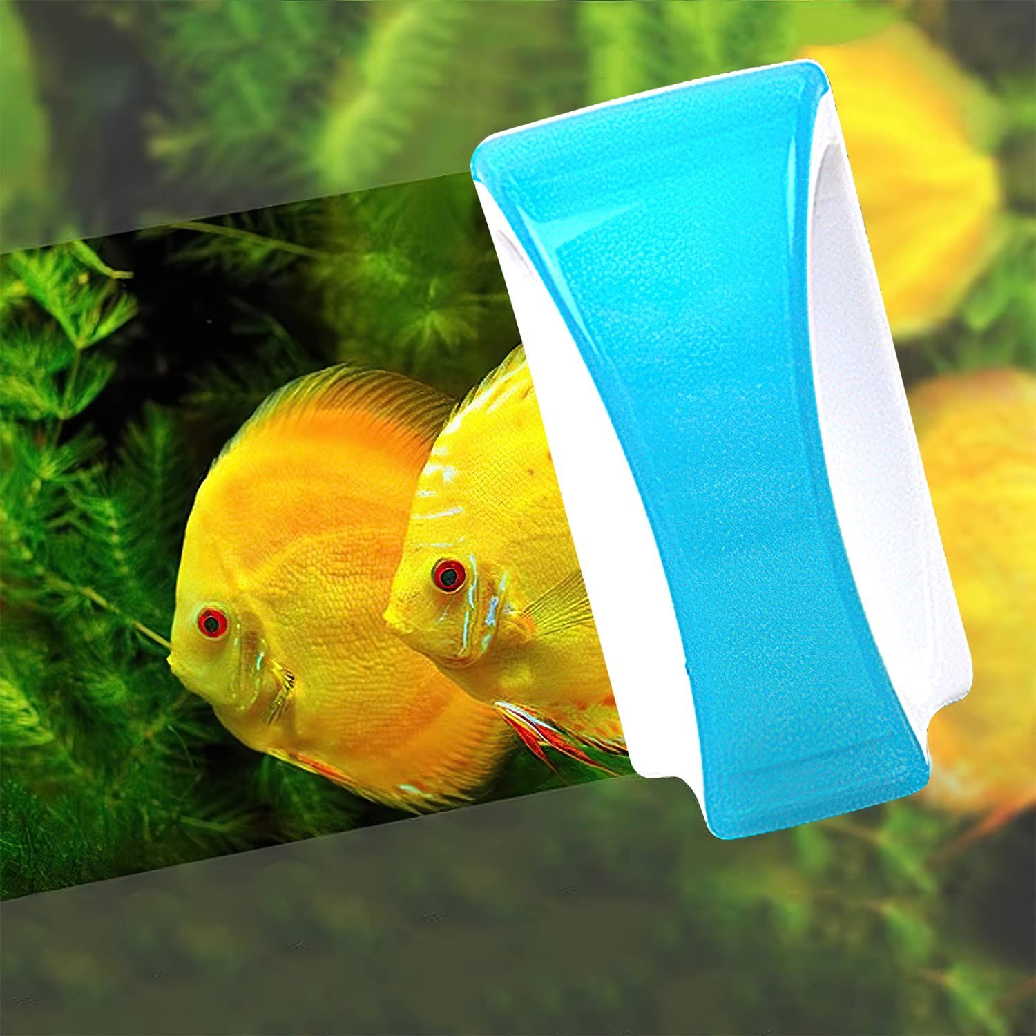 Floating Scraper Magnetic Cleaner Scrubber Aquarium Glass Algae Cleaning Brush for… image 2