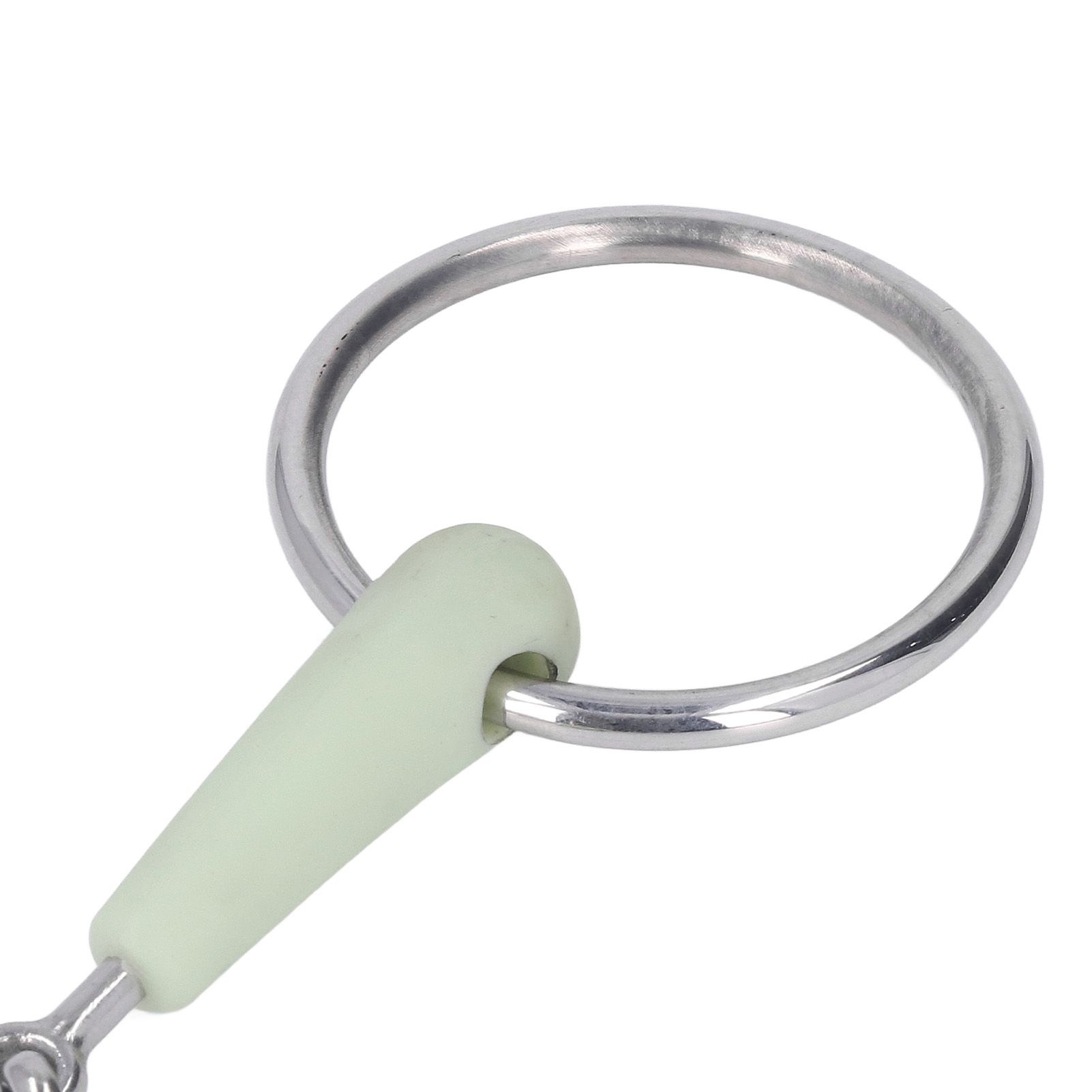 130mm Horse Mouth Snaffle with Chain Stainless Steel Horse Bit for Equestrian Training… image 15