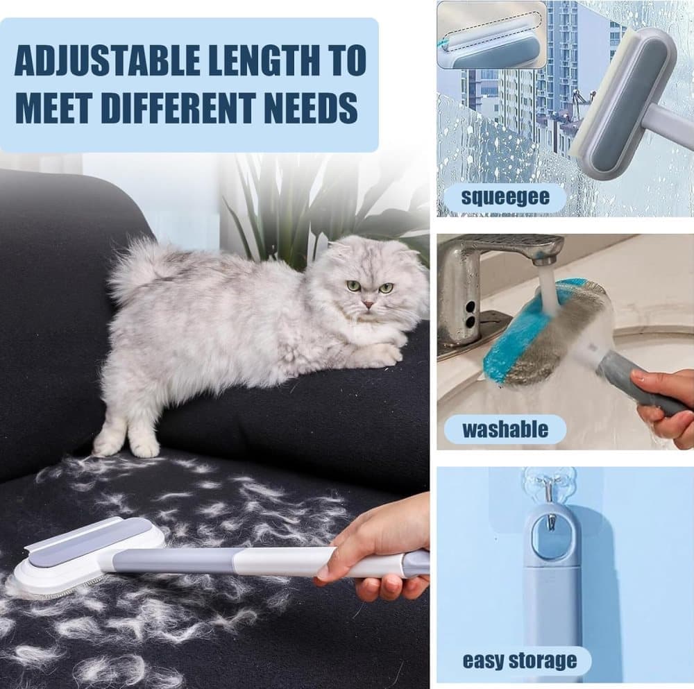 Pet Fur Remover 4-in-1 Multifunctional Brush for Dogs image 3