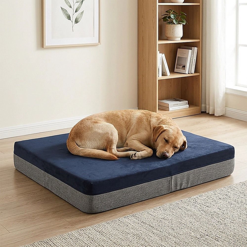 Memory Foam Dog Bed 15CM Thick Large Orthopedic Dog Pet Beds Waterproof Big image 5