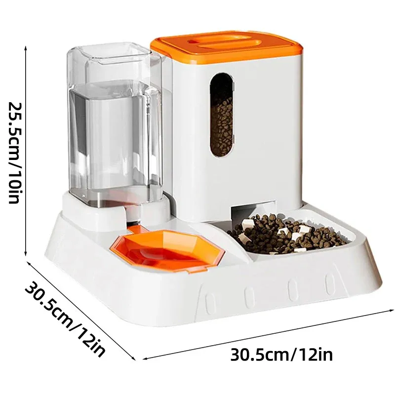 Pet Water Dispenser Automatic Feeder Bowl Cat Dog Drinking Fountain Food Feeding - Green image 4