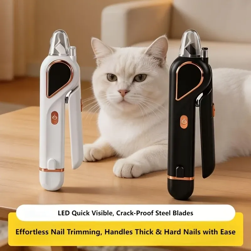 Electric Cat & Dog Nail Trimmer, Black image 2