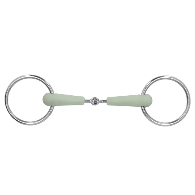 130mm Horse Mouth Snaffle with Chain Stainless Steel Horse Bit for Equestrian Training…
