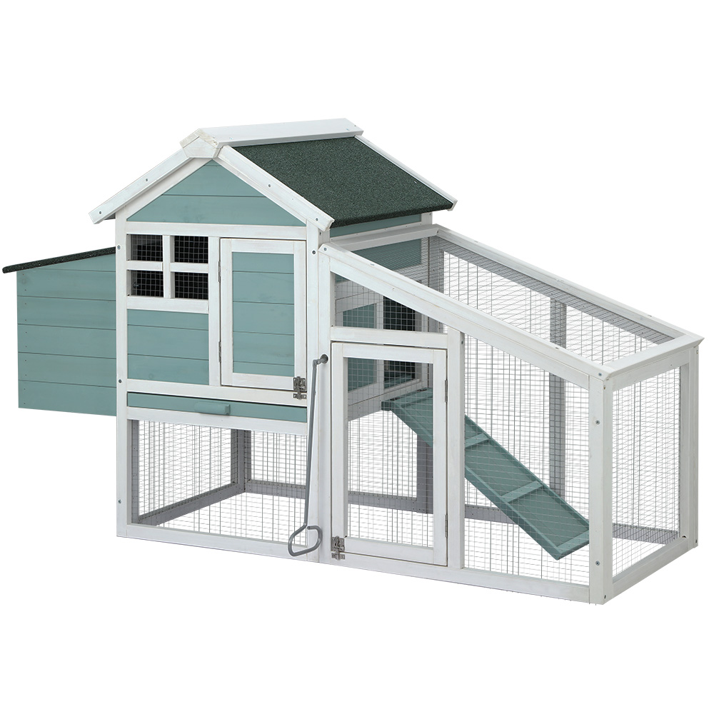 i.Pet Chicken Coop Rabbit Hutch 150cm x 60cm x 93cm Large Chicken Coop House Run Cage… image 7