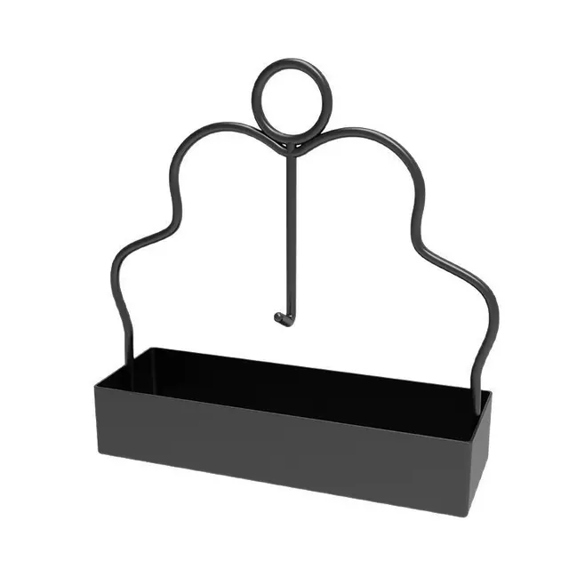 2 PCS Black Metal Mosquito Coil Holder Stand - 15 cm Black Iron Hanging Coil Rack with…