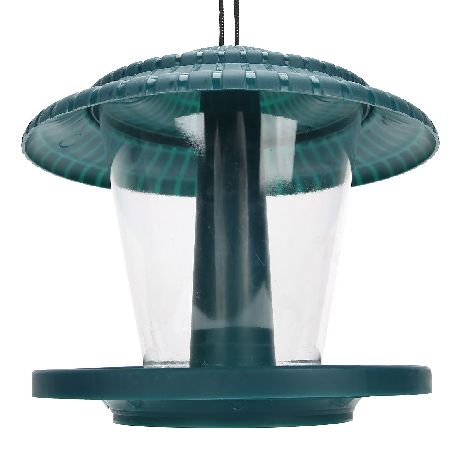Bird Feeder Waterproof Transparent Hanging Feeding Device for Outdoor Garden Balcony image 8
