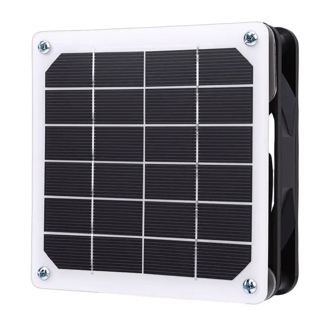 Monocrystalline Solar Panel Vent Fan 2 in 1 Integrated Design 3W Solar Powered Exhaust…