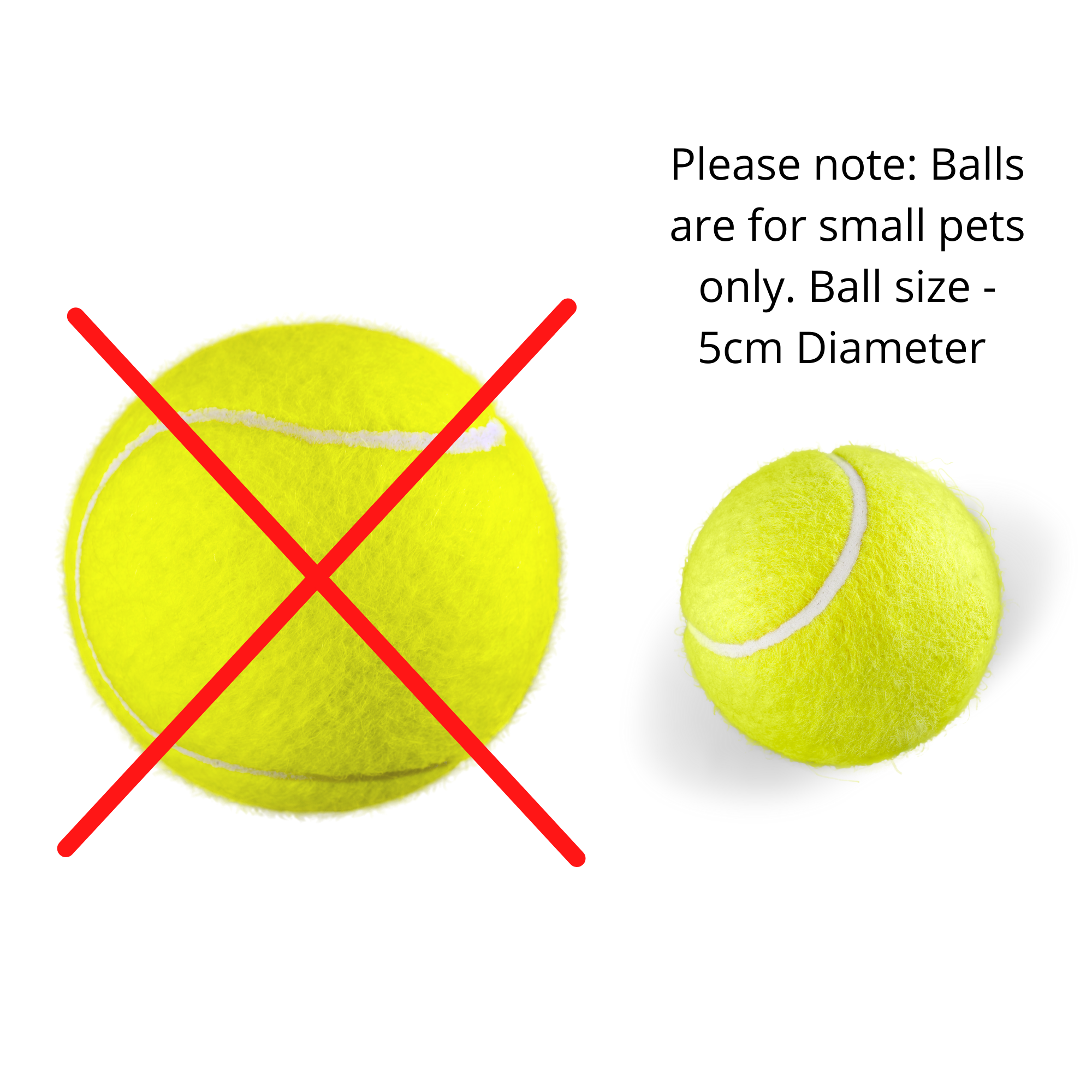 6 Pack Replacement Balls For Interactive Hyper Fetch Mini All For Paws image 2
