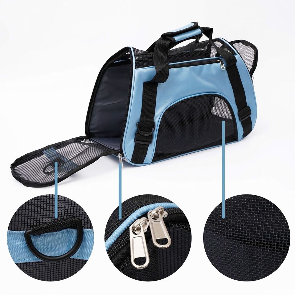 Cat Carrier Soft Pet Carrier, Pink image 2