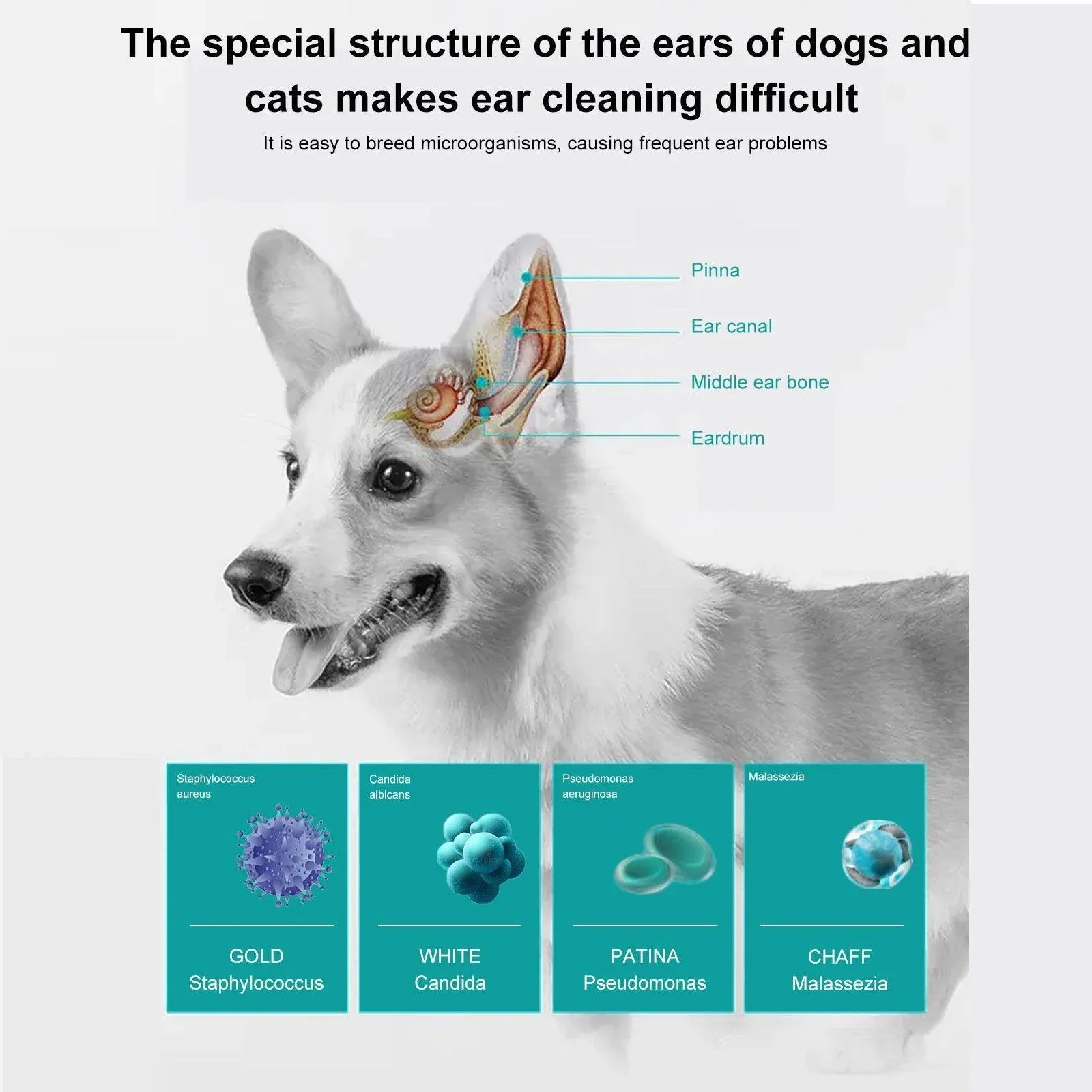 Pet Ear Cleaning Oil for Cats Dogs Deodorize Clean Ears Universal Ear Care Oil image 7
