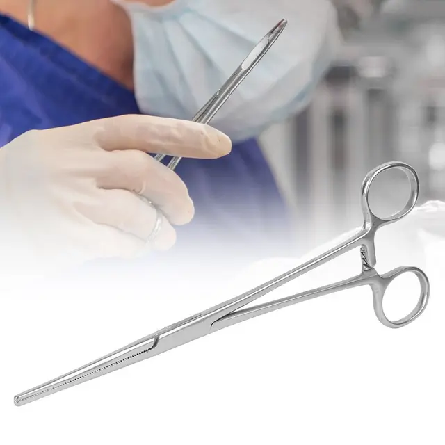 Stainless Steel Surgical Haemostatic Hemostat Forceps Pet Hair Clamp Pliers with…