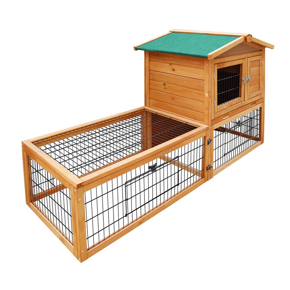 i.Pet Chicken Coop Rabbit Hutch 155cm x 49cm x 90cm Large Chicken Coop Wooden Run Cage… image 8
