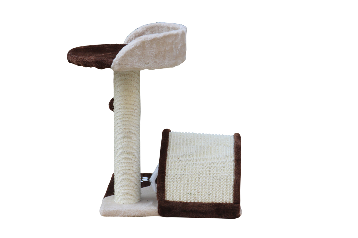 YES4PETS 50 cm Cat Scratching Post Tree Scratching Pole Climbing Post-Brown image 5
