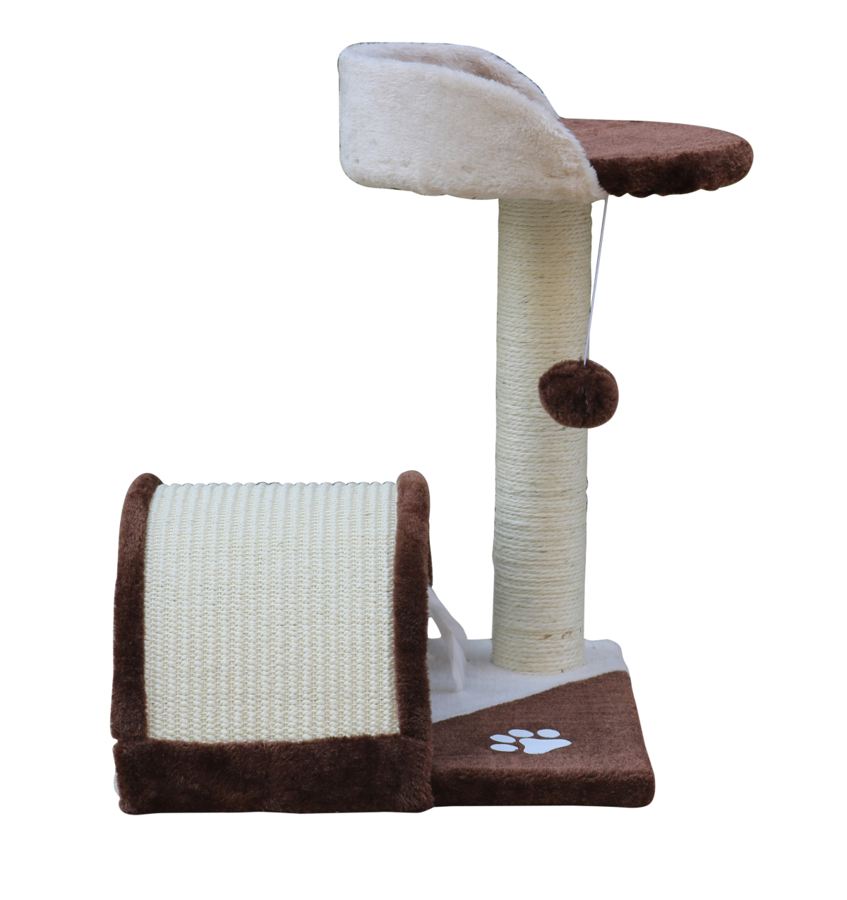 YES4PETS 50 cm Cat Scratching Post Tree Scratching Pole Climbing Post-Brown image 2