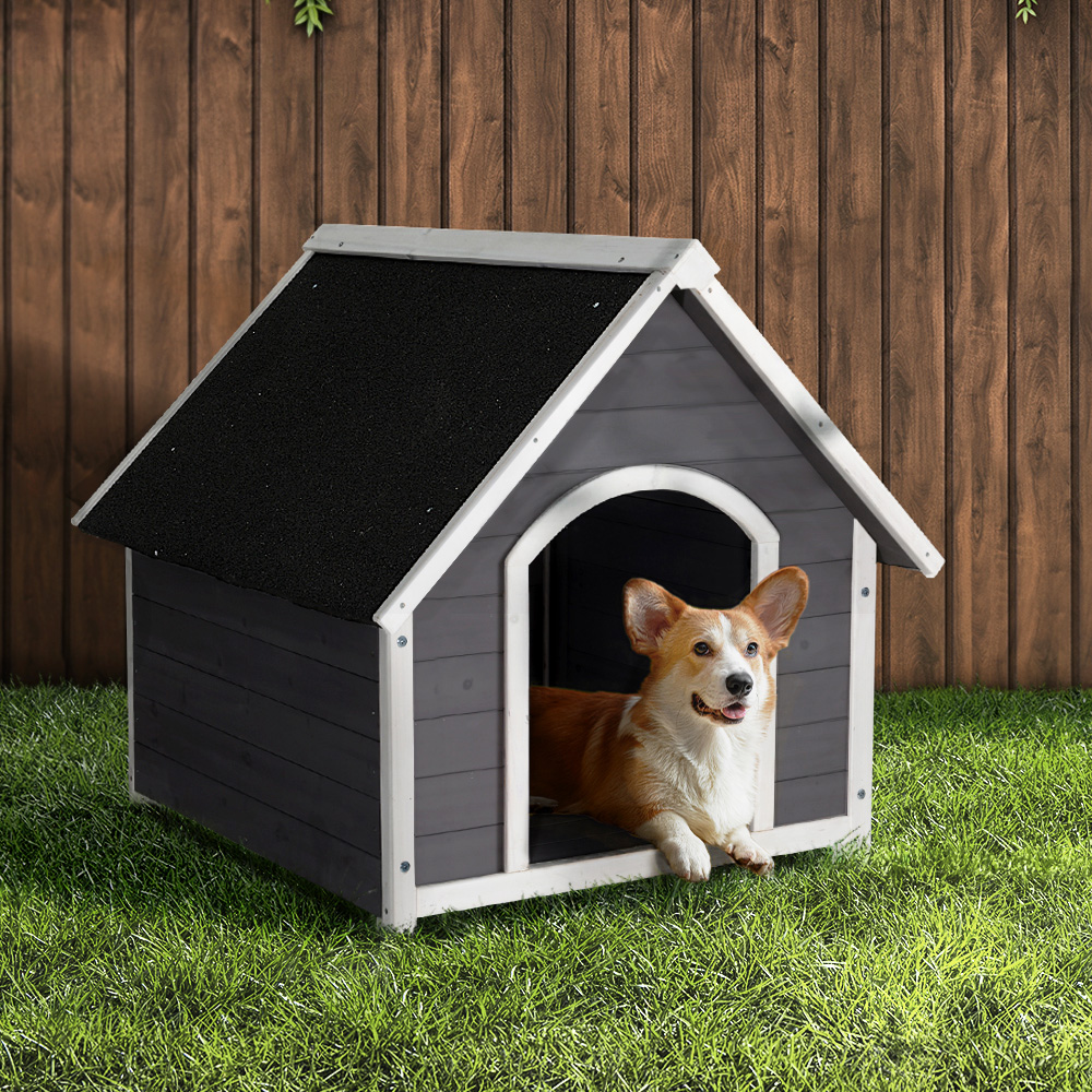 i.Pet Dog Kennel Wooden Large Outdoor House Indoor Puppy Pet Cabin Weatherproof image 8