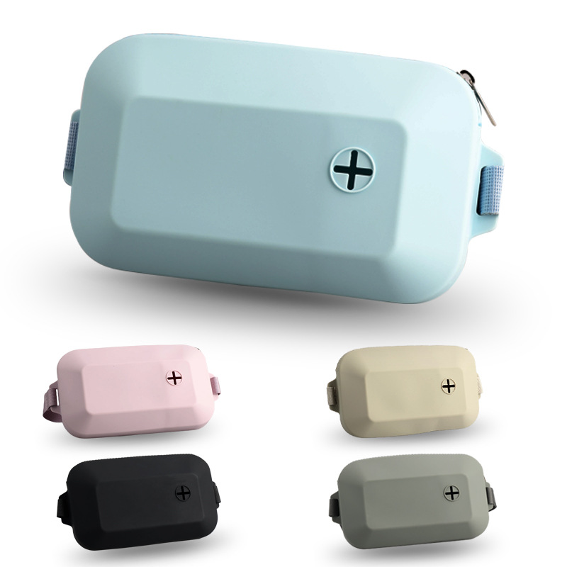 Beige Silicone Pet Treat Pouch for Dog Training - Portable Waist Bag with Waste Bag… image 2
