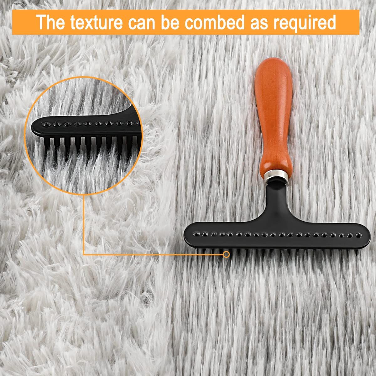 Hand Held Carpet Rake Making Carpets Fluffy Again image 3