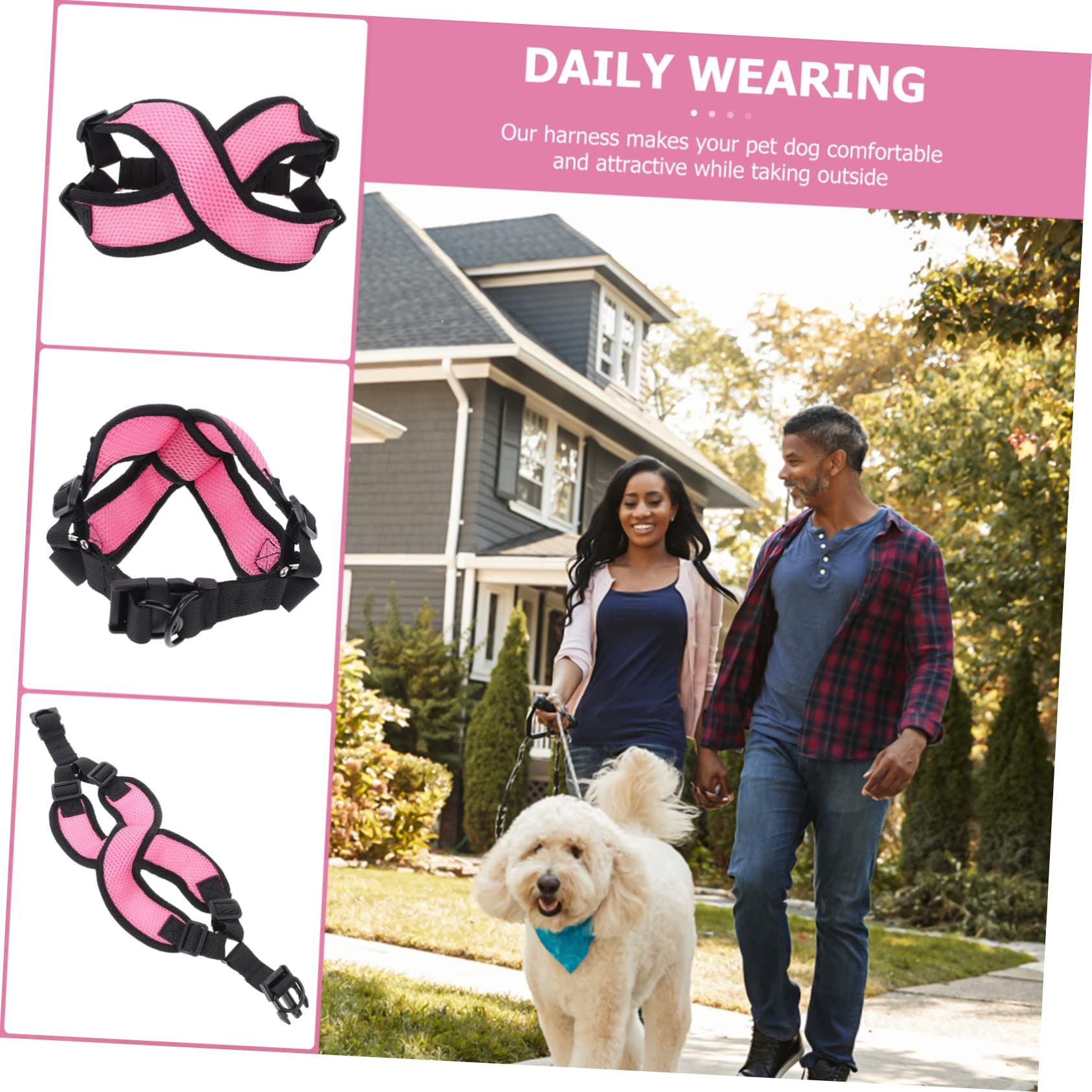 Pet Dog Traction Puppy Strap Pet Strap Walking Dog No-Pull Dog Vest Nylon Dog Pet… image 3
