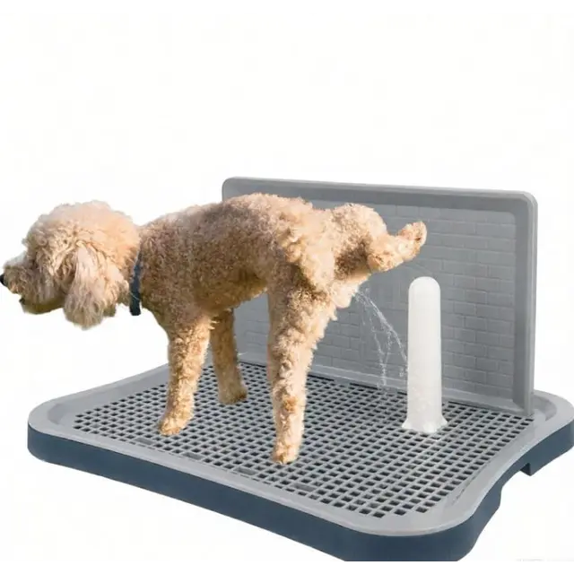 Dog Pee Pad Holder with Pee Pads, Blue