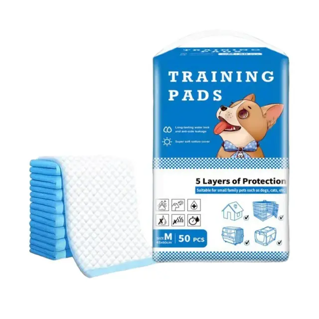 Large Puppy Dog Training Pads Pet Toilet Thickened Pee Pads Mat Indoor Absorbent - M (…