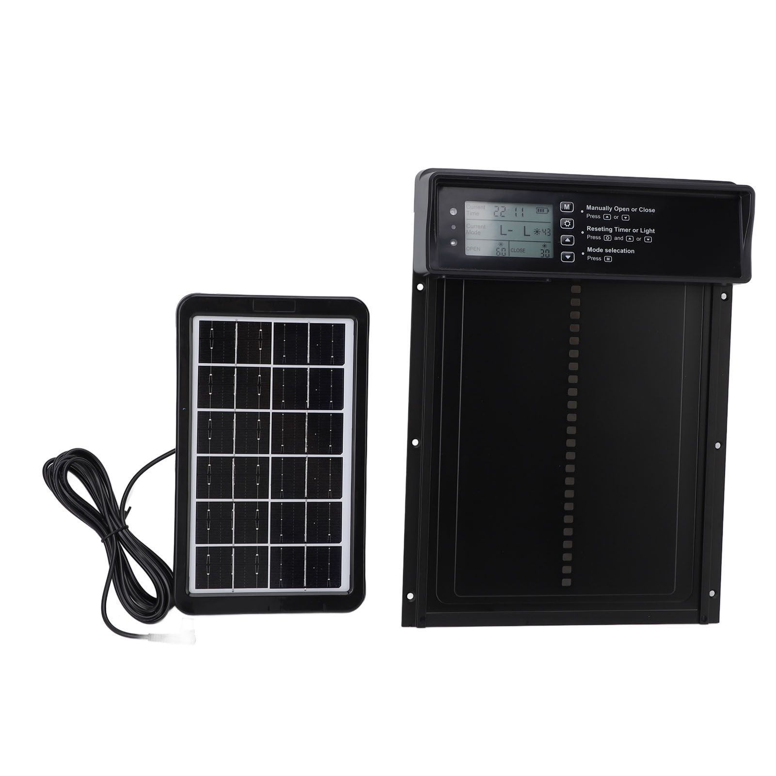 Automatic Chicken Coop Door Solar Powered IP45 Waterproof Aluminum Alloy Auto Chicken… image 4