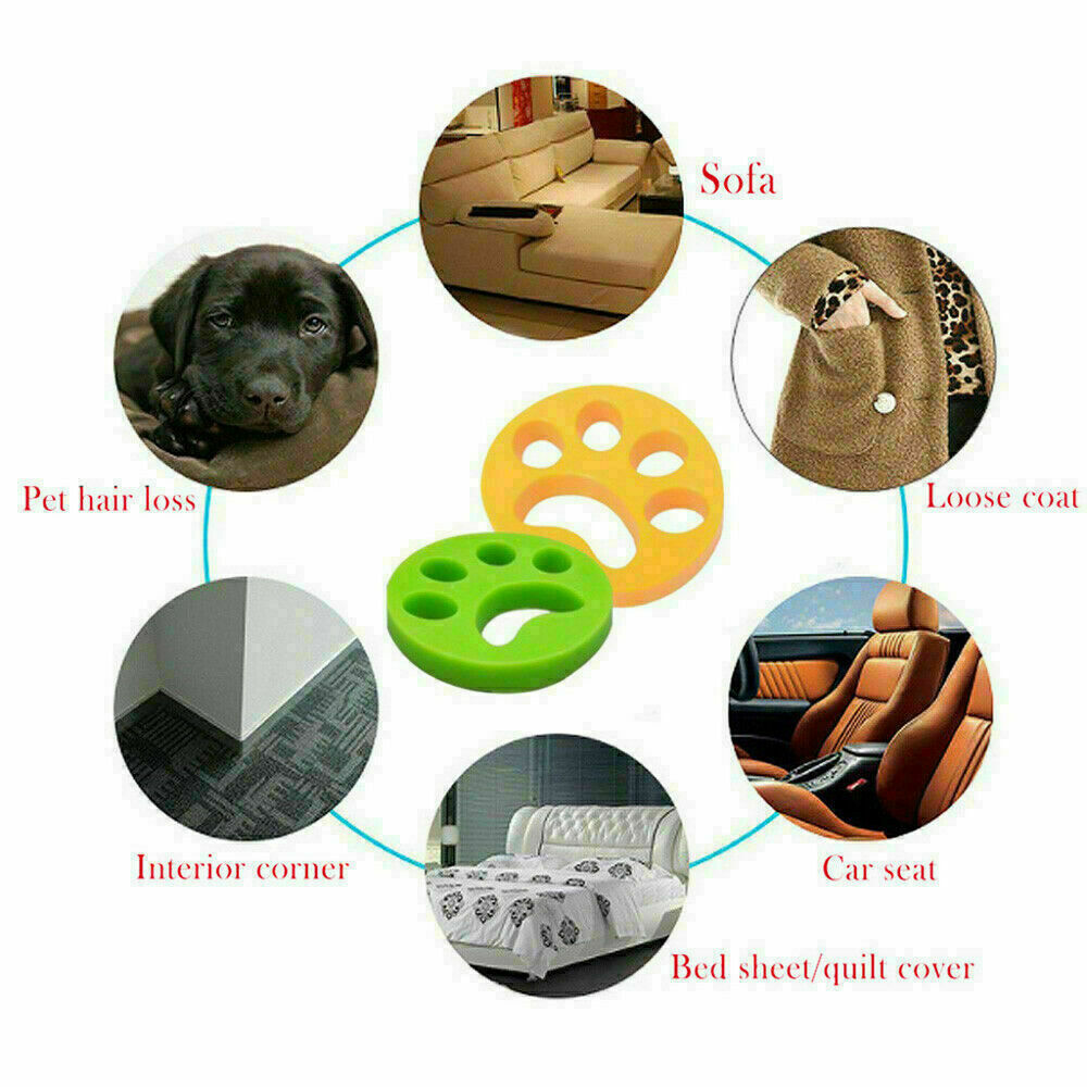 2 Pcs Pet Hair Remover Floating Fur Catcher Laundry Lint Dog CAT Washing Machine image 9