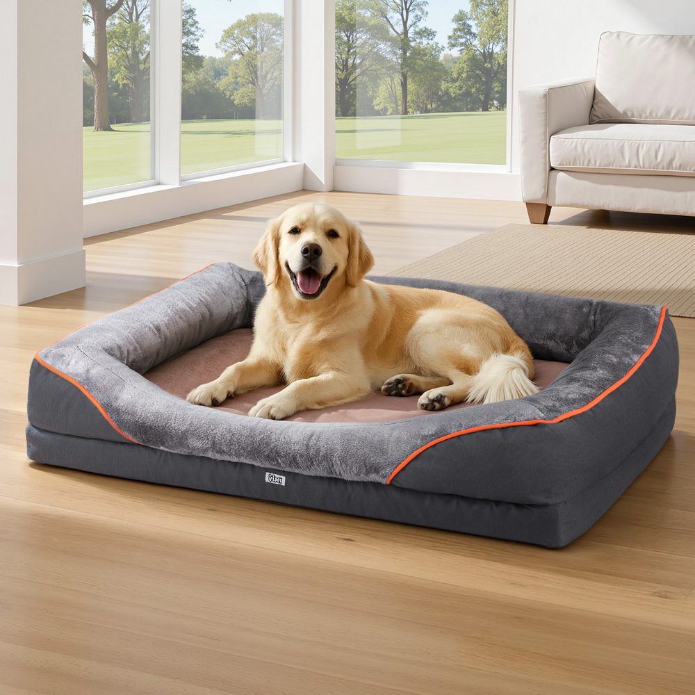 i.Pet Pet Bed Orthopedic Washable Dog Bed Plush Fleece Sofa Cushion Mat image 7