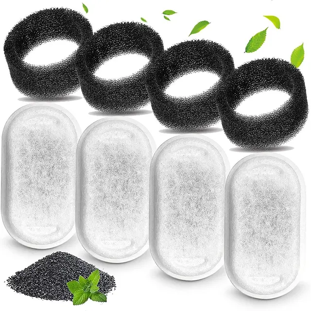 Water Fountain Filter Set of 16 Compatible with Catit Stainless Steel Pet Fountain…