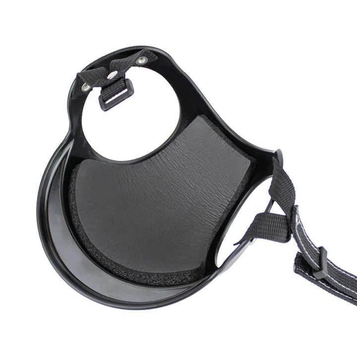Size L Black Pet Safety Helmet - Stylish Protective Headgear for Dogs image 4