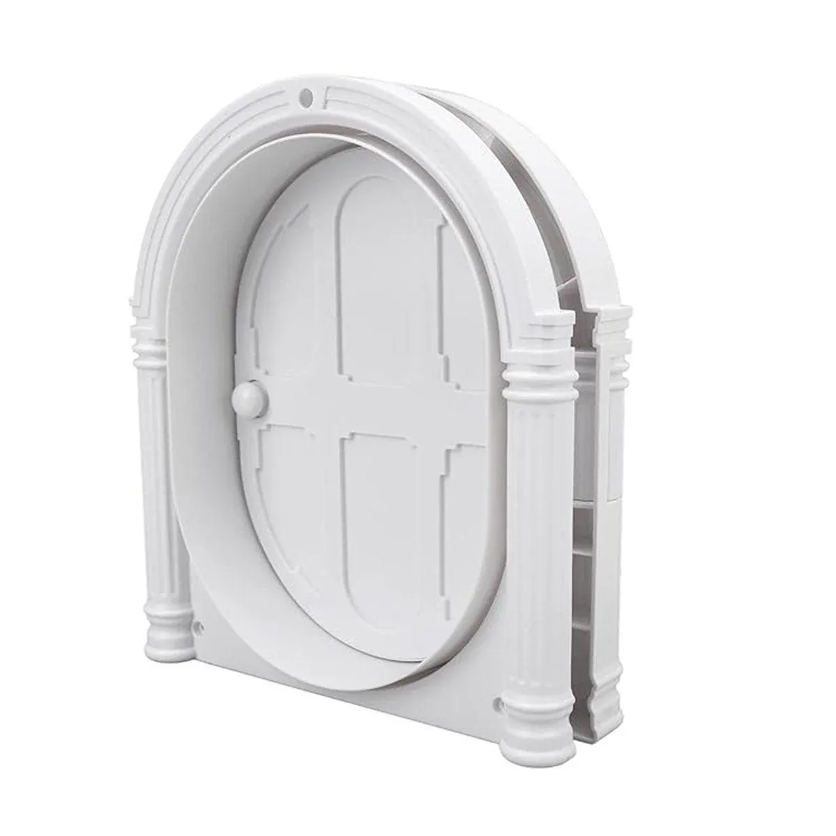 Controllable Cat Dog Door Flap for Pet House Adjustable Entry Exit Pet Door image 8