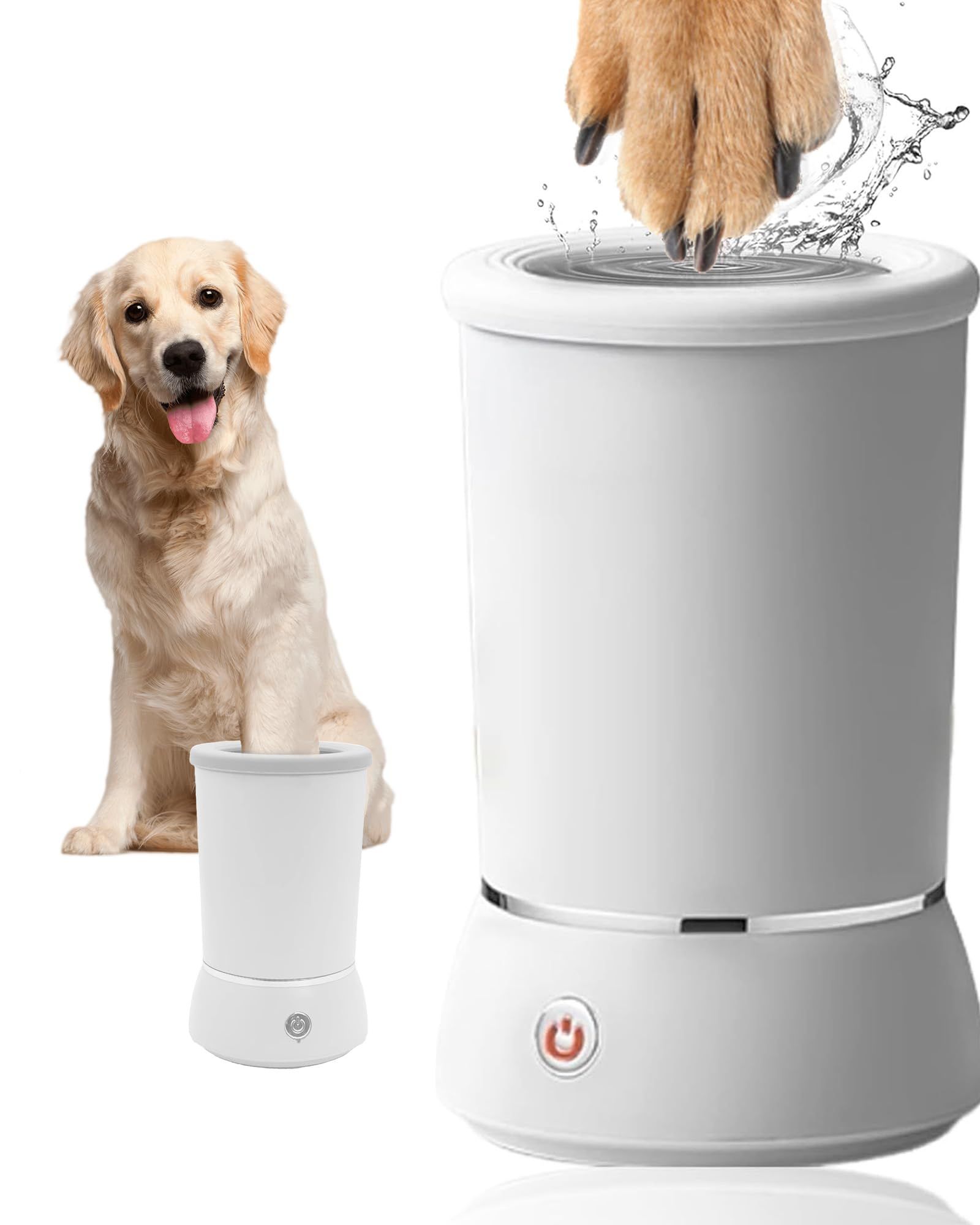 Automatic Dog Paw Cleaner for Dogs，2 Speeds Electric Paw Feet Cleaner for Small…, Blue image 8