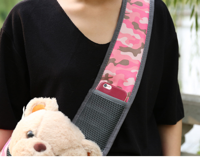 Size S Blue Dog Pattern Lightweight Single Shoulder Pet Sling Bag - Stylish Durable… image 3