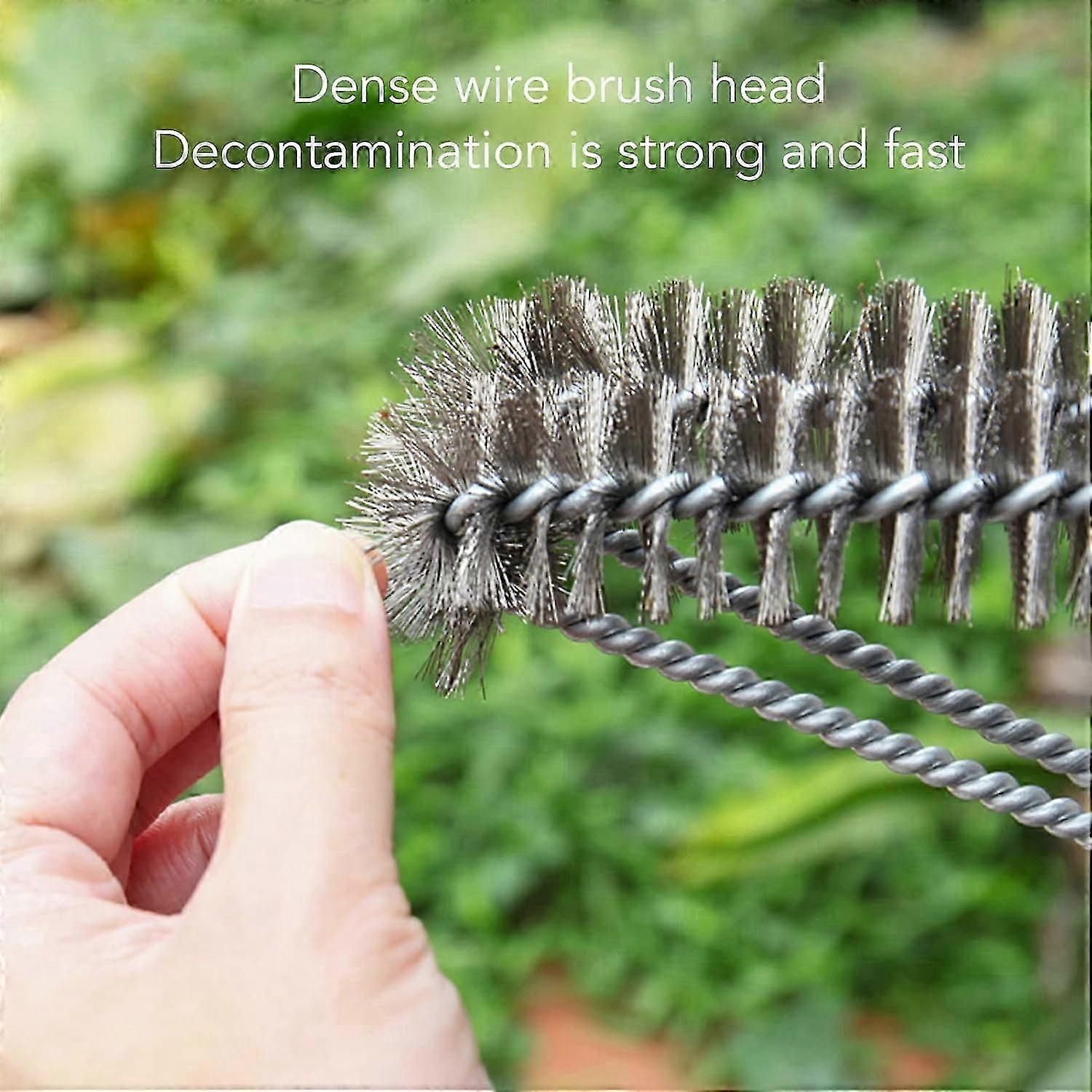 Triangular Grill Cleaning Brush, Langgang BBQ Scraper image 2