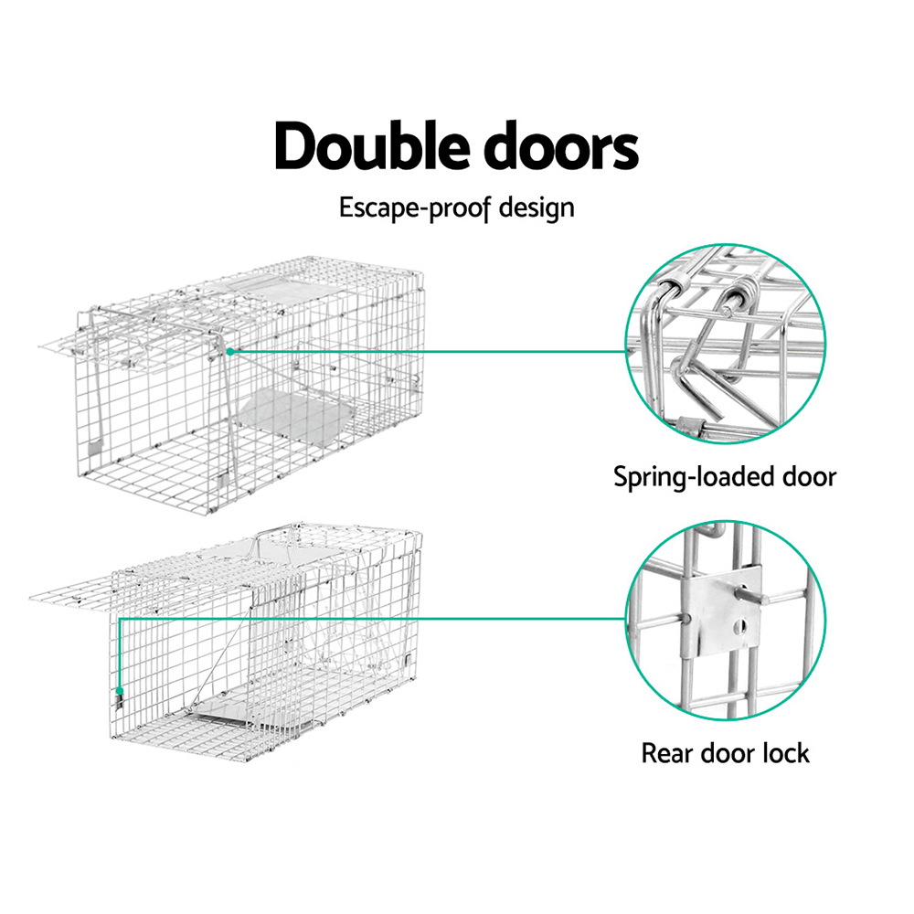 Gardeon Animal Trap Cage Possum 94x34cm image 4