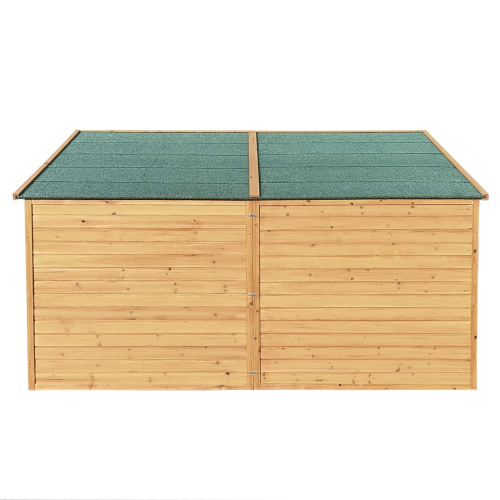 i.Pet Dog Kennel Extra Large 2.28M Wooden House Bed Outdoor Pet Puppy Cabin Log image 4