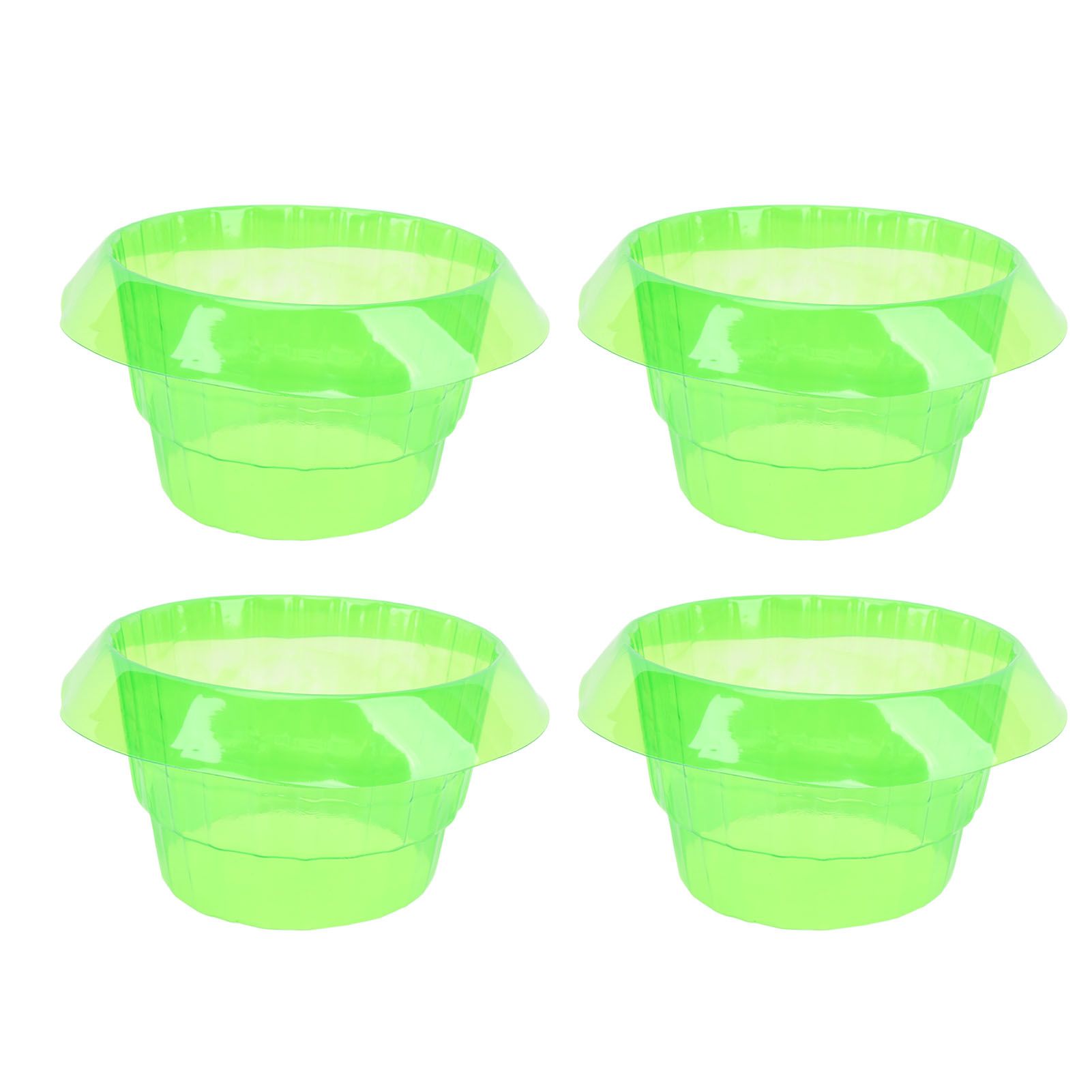 10Pcs Slug Collars PP Green Transparent Slug Snail Protective Collar Garden Cloches… image 11