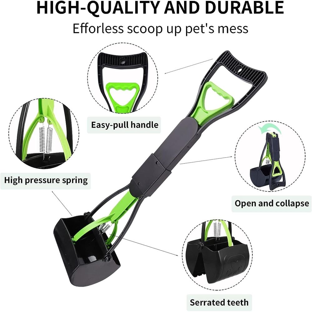 Pooper Scooper for Dogs and Cats – Portable Dog Poop Pick up Tool image 4
