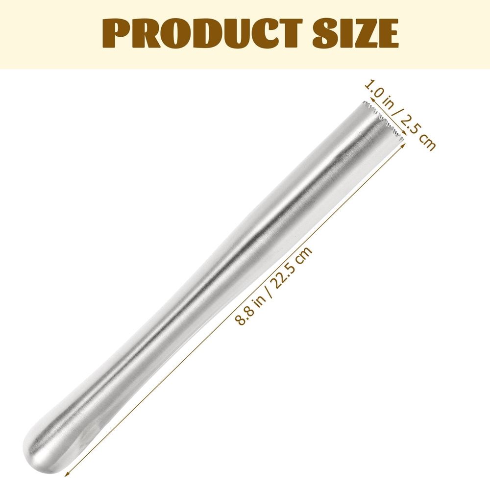 Stainless Steel Squeezer for Ice Crushing and Fruit Mashing, Handheld Juicer Tool image 2
