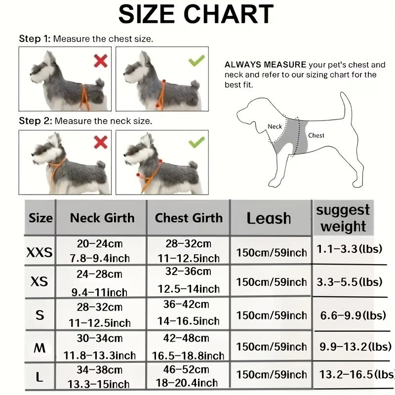 Pet Denim HarnePet Denim Harness Leash Set Breathable Adjustable Escape Proof for… image 6