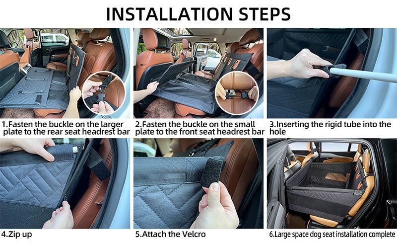 Waterproof Anti-Dirty Dog Car Basket Mat image 8