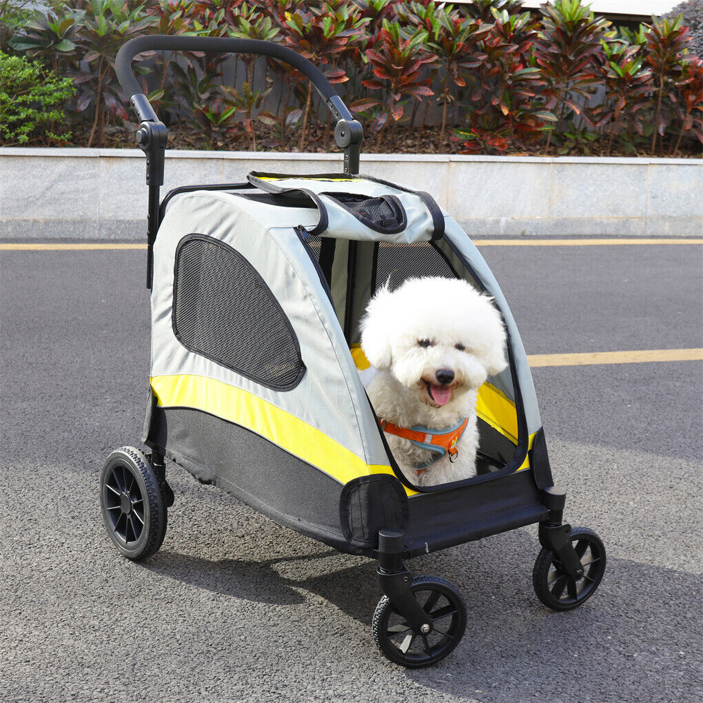 Dog Stroller Foldable Pet Travel Cart M Size image 5