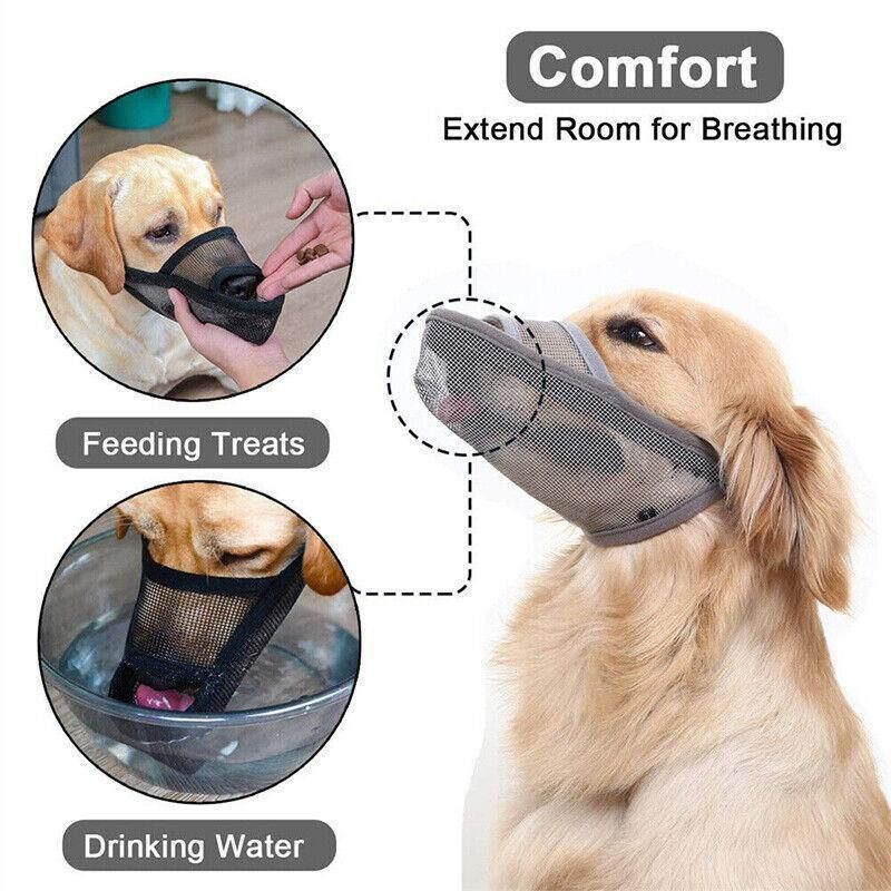 Adjustable XXS Size Pet Dog Mask Mouth Muzzle Anti Barking Bite Stop Chewing Mask… image 4