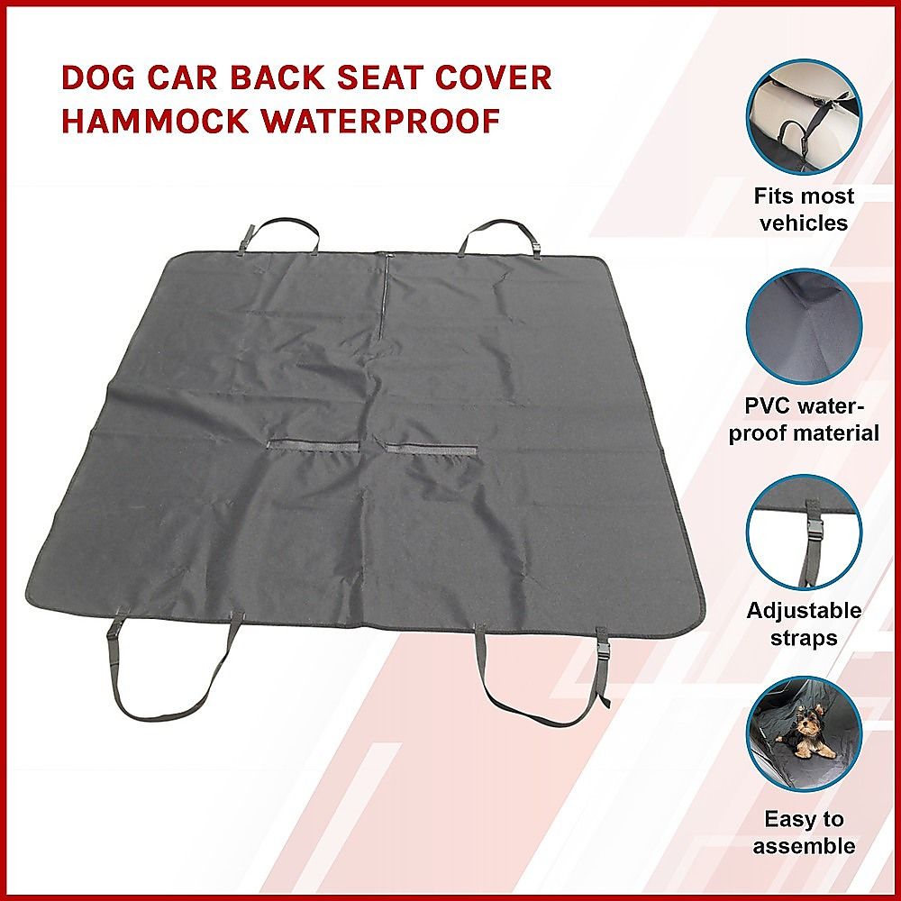 Dog Car Back Seat Cover Hammock Waterproof image 3