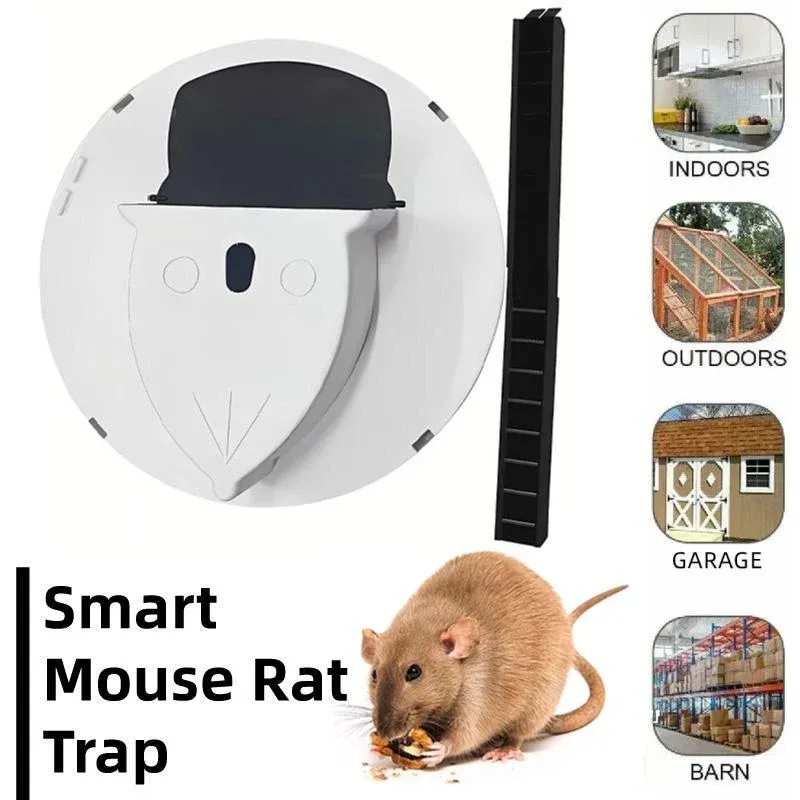 Flip Top Mouse Trap Automatic Indoor Outdoor Mouse Rat Catcher Rodent Trap Set image 13