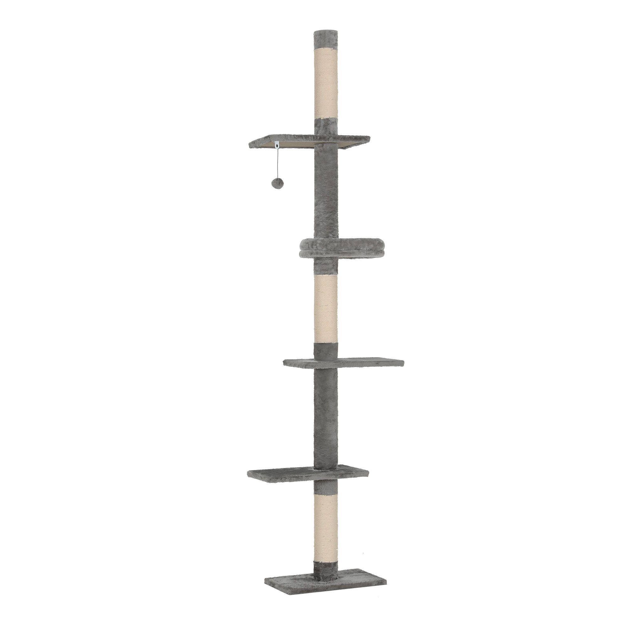 i.Pet Cat Tree 290cm Tower Scratching Post Scratcher Floor to Ceiling Cats Bed image 3