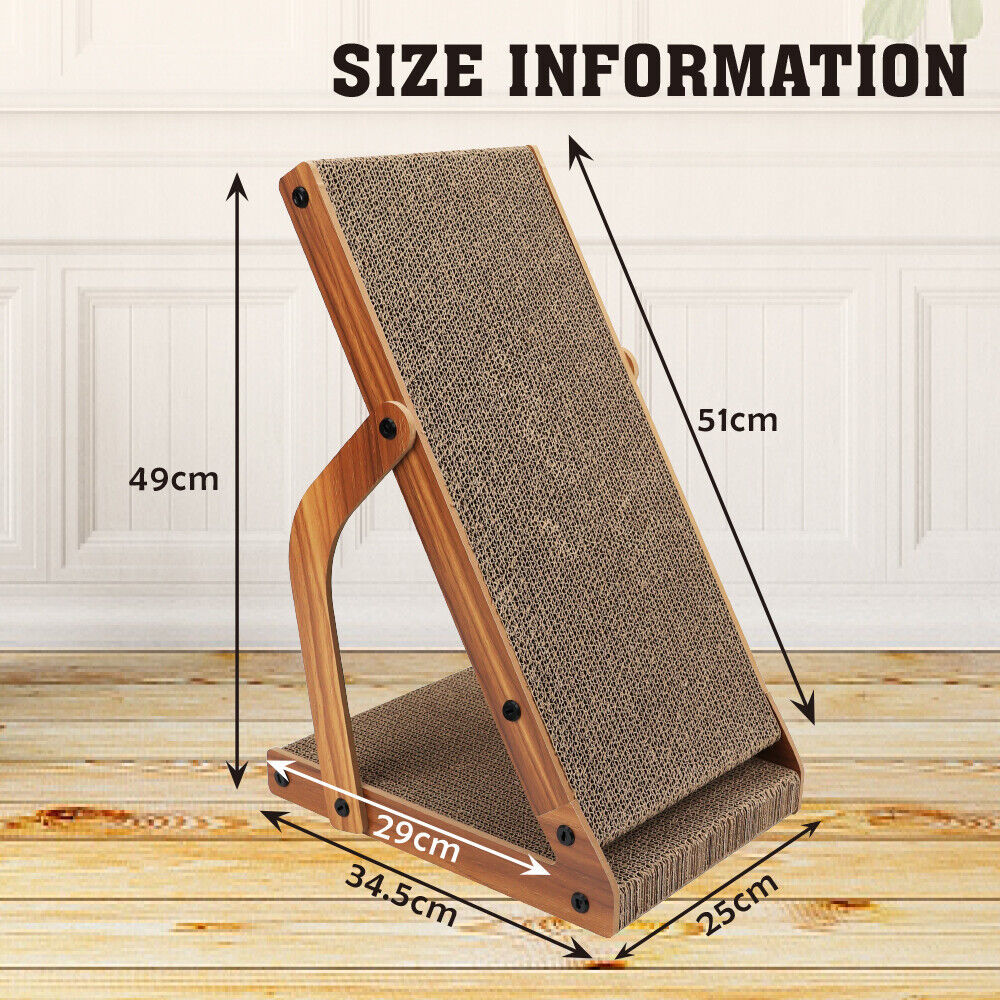 VaKa Cat Scratching Scratcher Board Cat Tree Pad Lounge Toy Corrugated Cardboard image 4