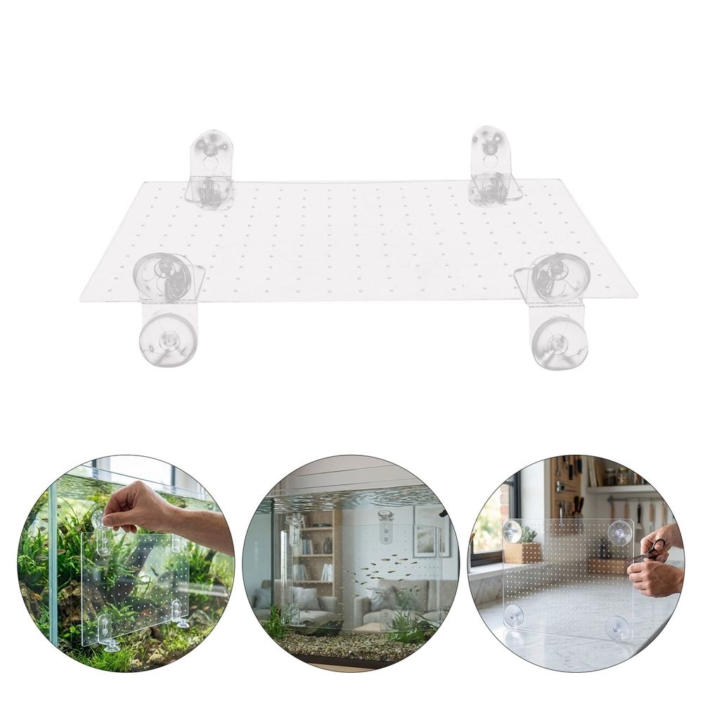 Clear Plastic Aquarium Divider for Fish Separation and Isolation, Fish Partition image 2