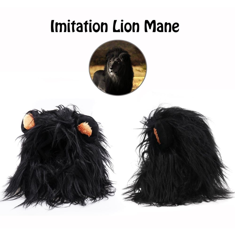 Lion Mane Wig for Cats, S image 3