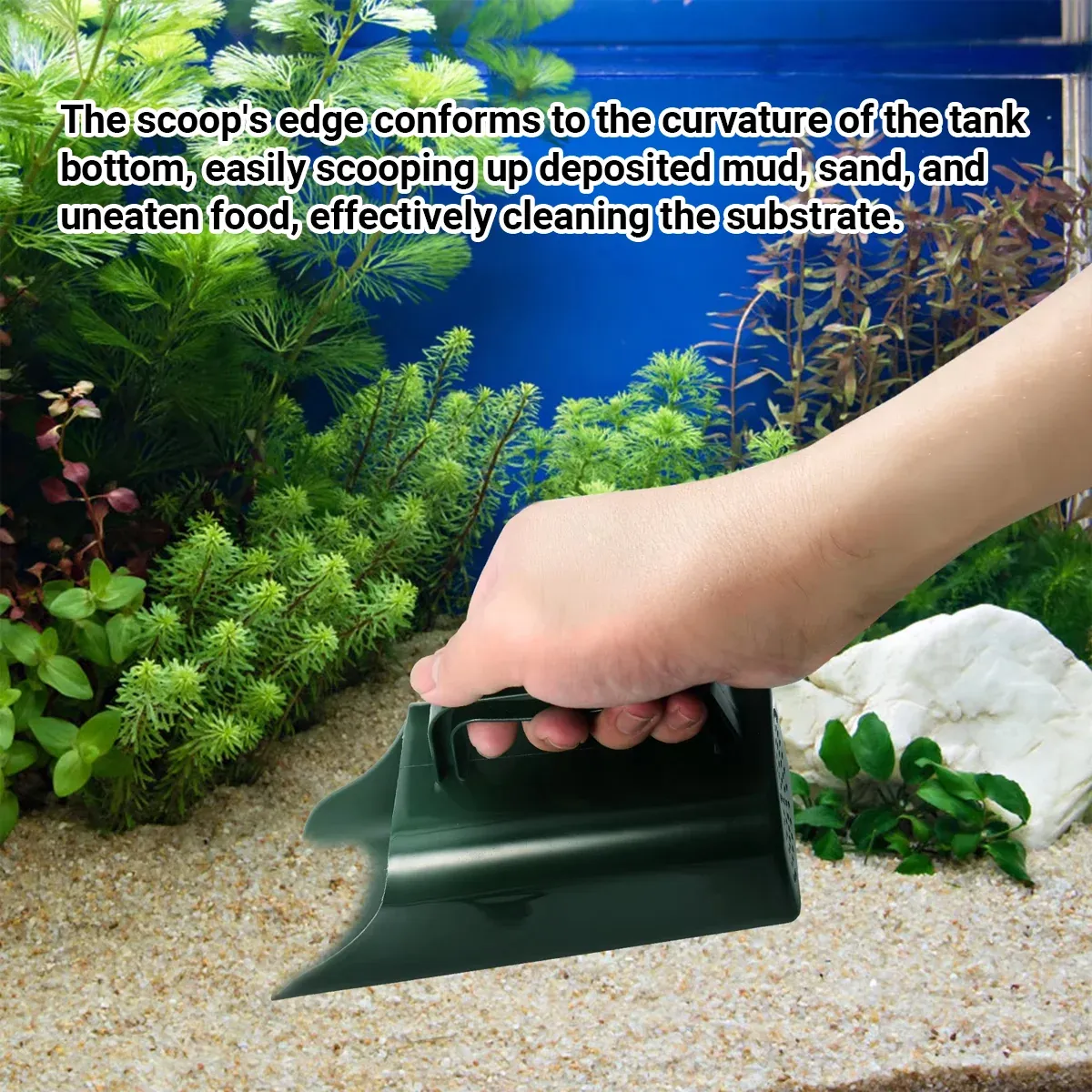 Aquarium Sand Cleaning Shovel Water Permeable for Fish Tank Gravel image 9